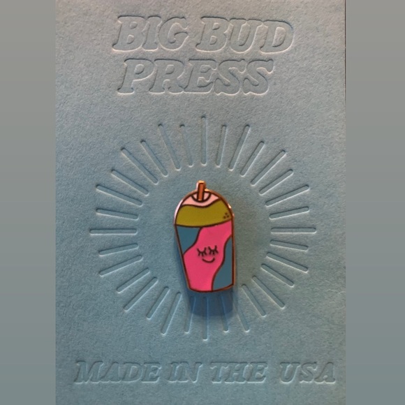 Big Bud Press Jewelry - Big Bud Press Enamel Pin
